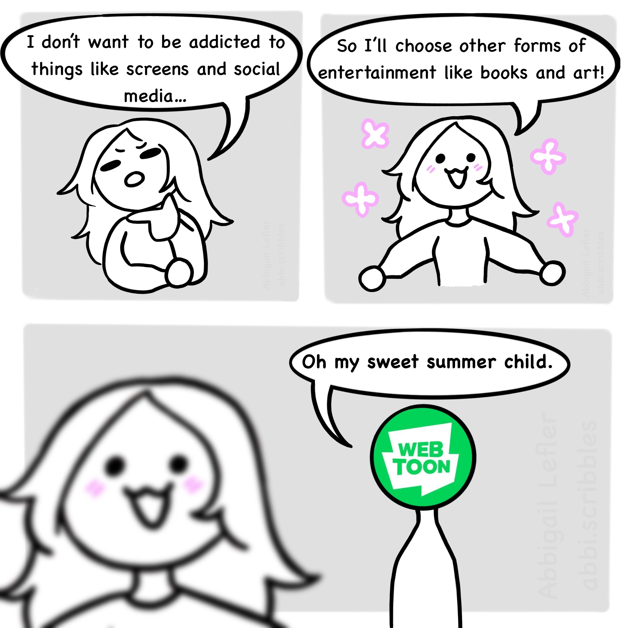 Webtoon comic artwork