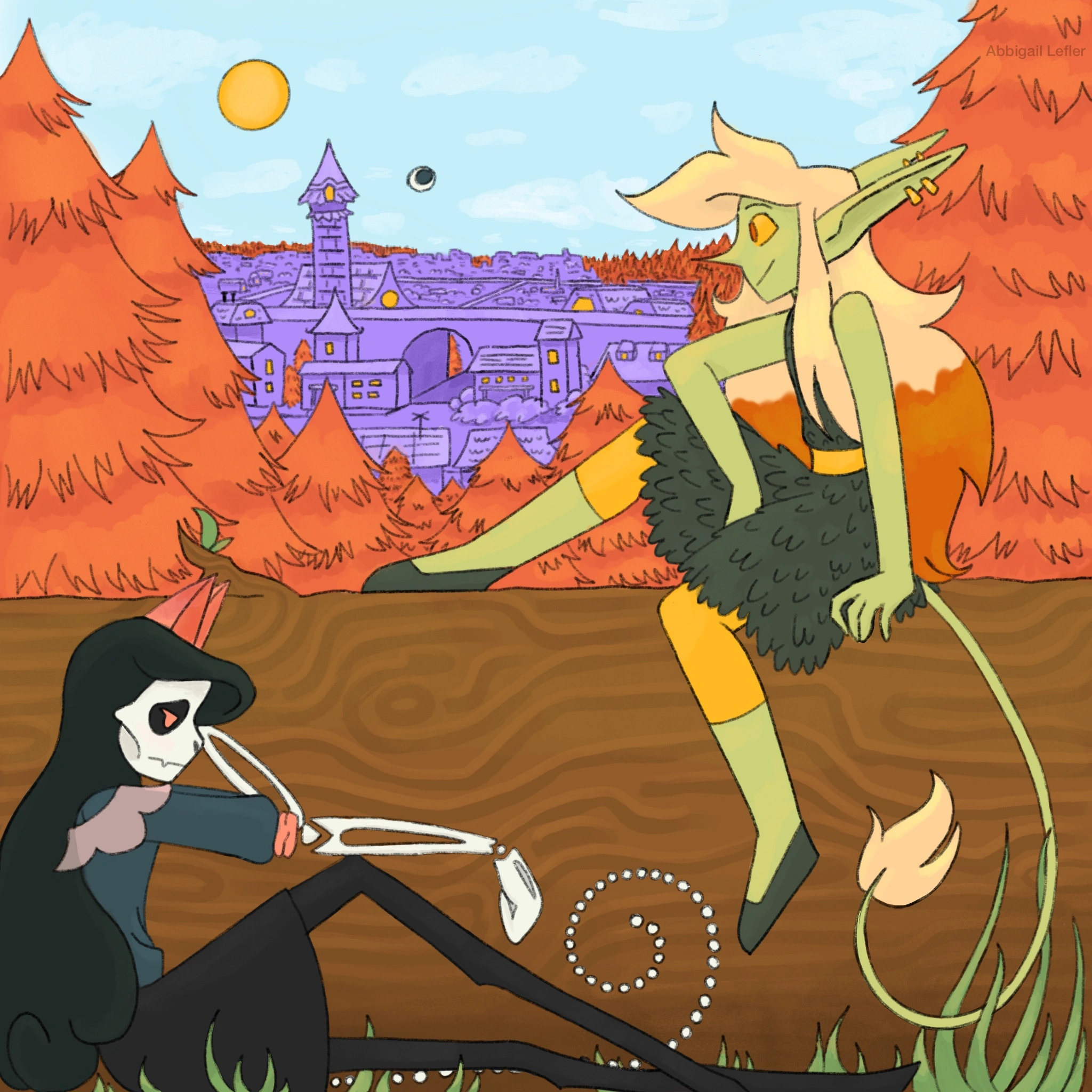 Beetle and the Hollowbones character artwork